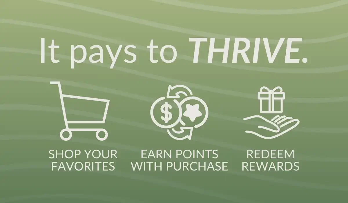 Thrive Wellness Tiffin OH Thrive Rewards